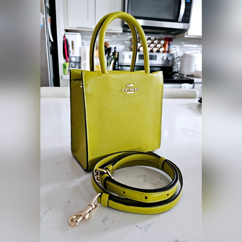Coach Lime Green Mini Bag